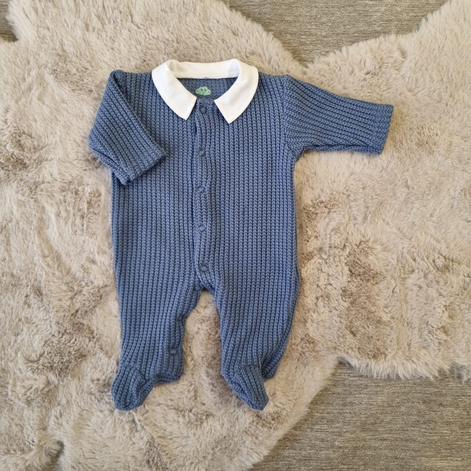 Tutina nascita Blu 0 e 6 mese - FS BABY