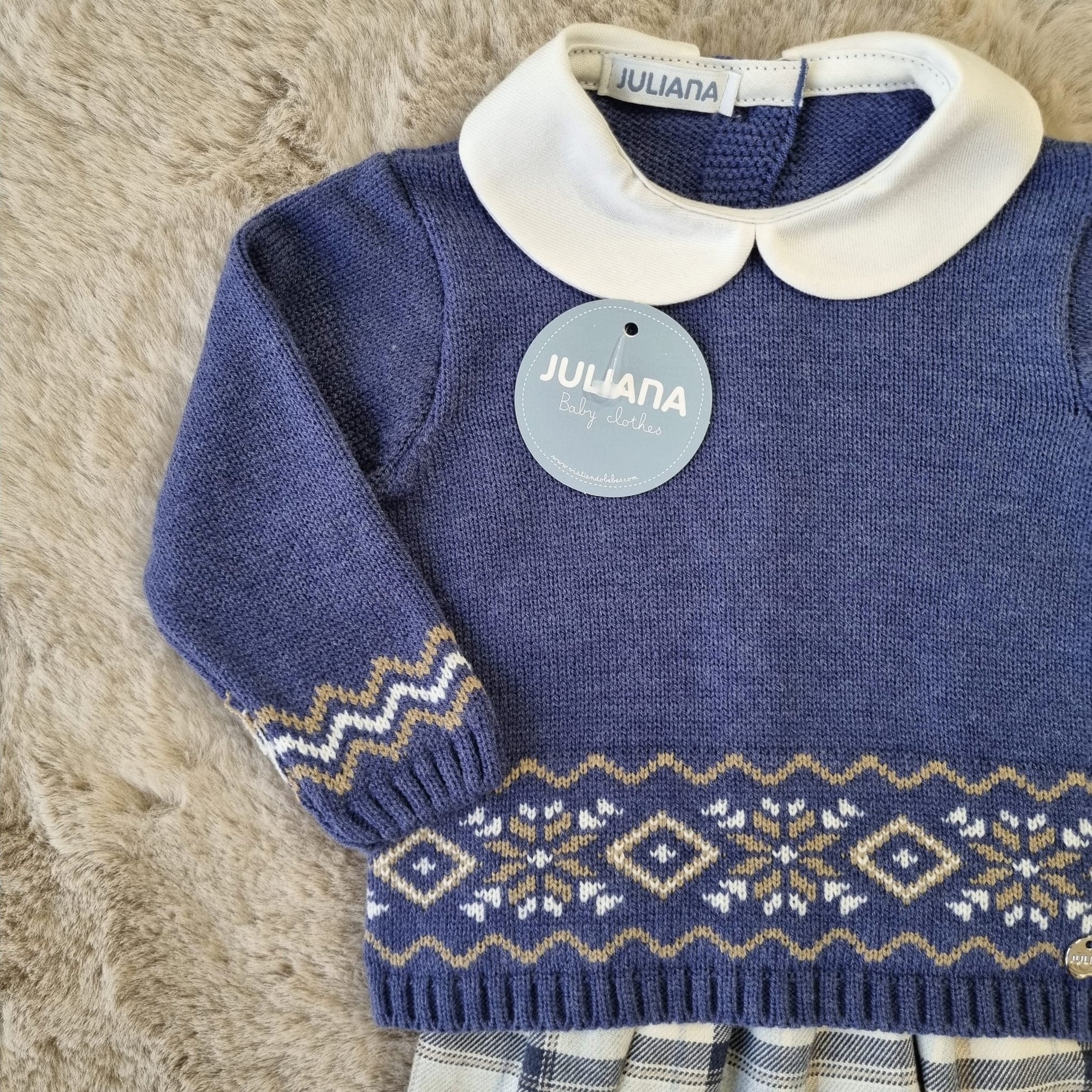 Completino blu bimbo dalla 3 alla 18 mesi - JULIANA