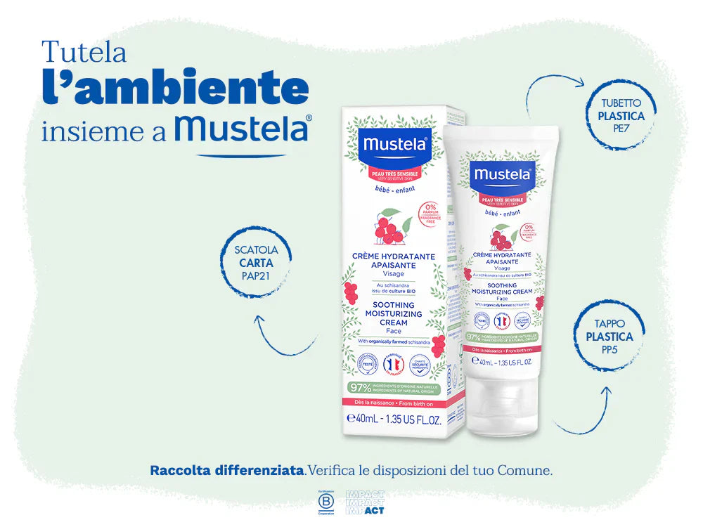 Crema idratante lenitiva 40ml - Mustela