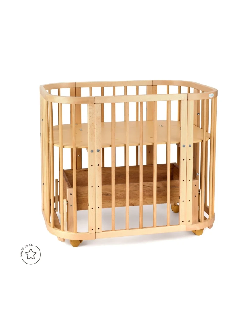 Dondolo Optional Lettino 5in1 - Naturale - Waldin