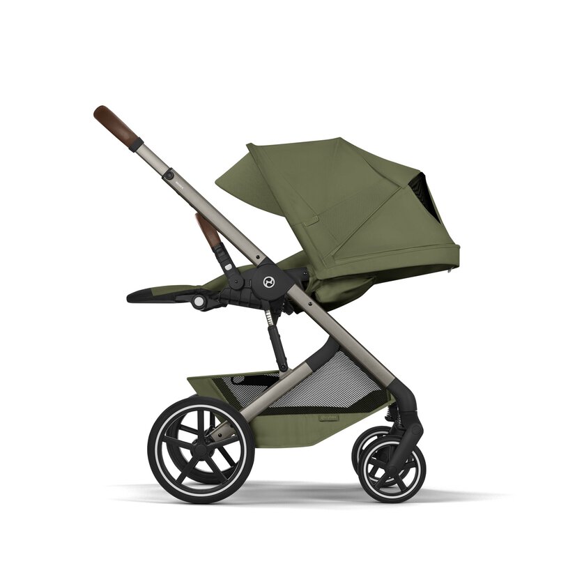 Balios S Lux con navicella richiudibile - Moss Green - CYBEX Gold