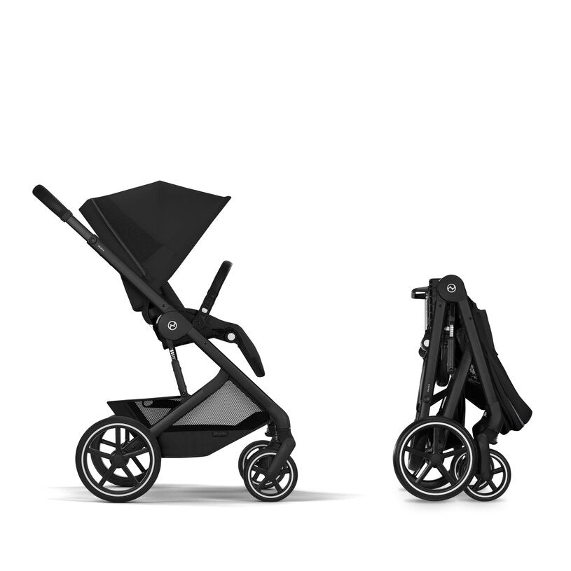 Balios S Lux con navicella richiudibile - Moon Black - CYBEX Gold