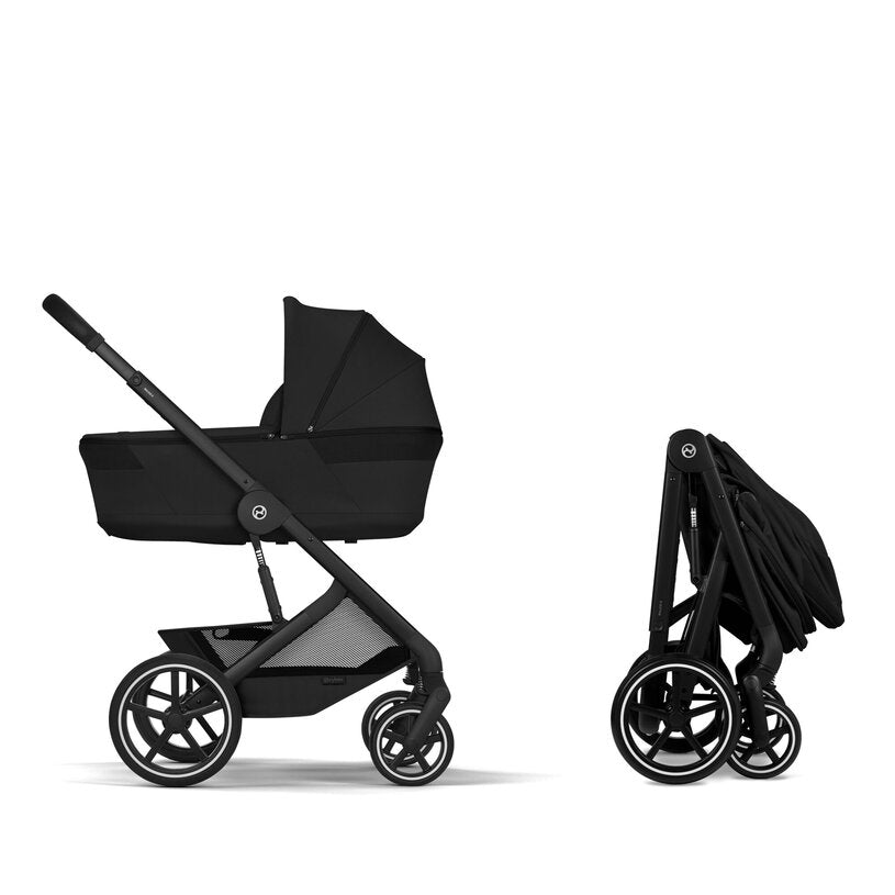 Balios S Lux con navicella richiudibile - Moon Black - CYBEX Gold