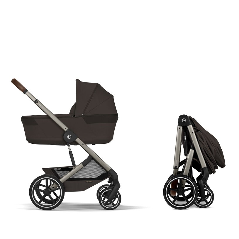 Balios S Lux con navicella richiudibile - Chocolate Brown - CYBEX Gold
