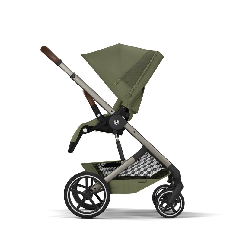 Balios S Lux con navicella richiudibile - Moss Green - CYBEX Gold