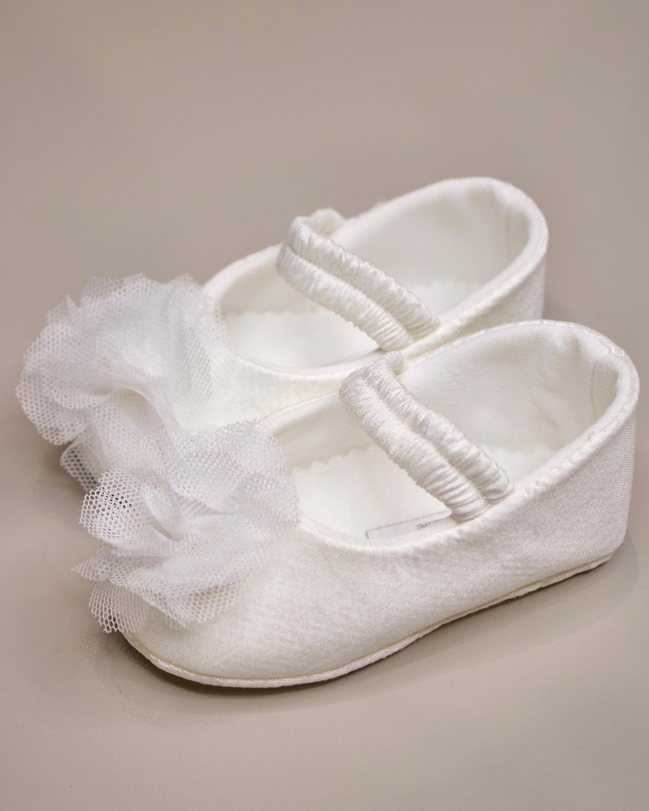 Scarpette Bianche con Fiore - Marlù