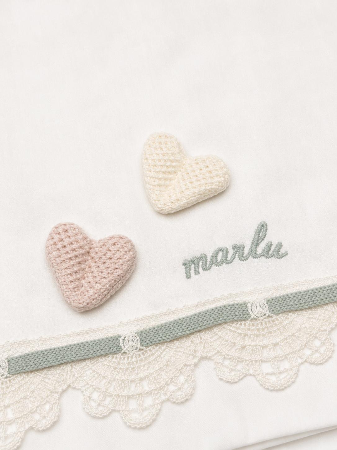 Set Lenzuola Det. Cuori - Marlù