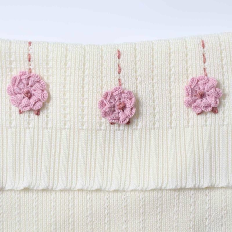 Coperta in Pura Lana Det. Fiocco - Marlù