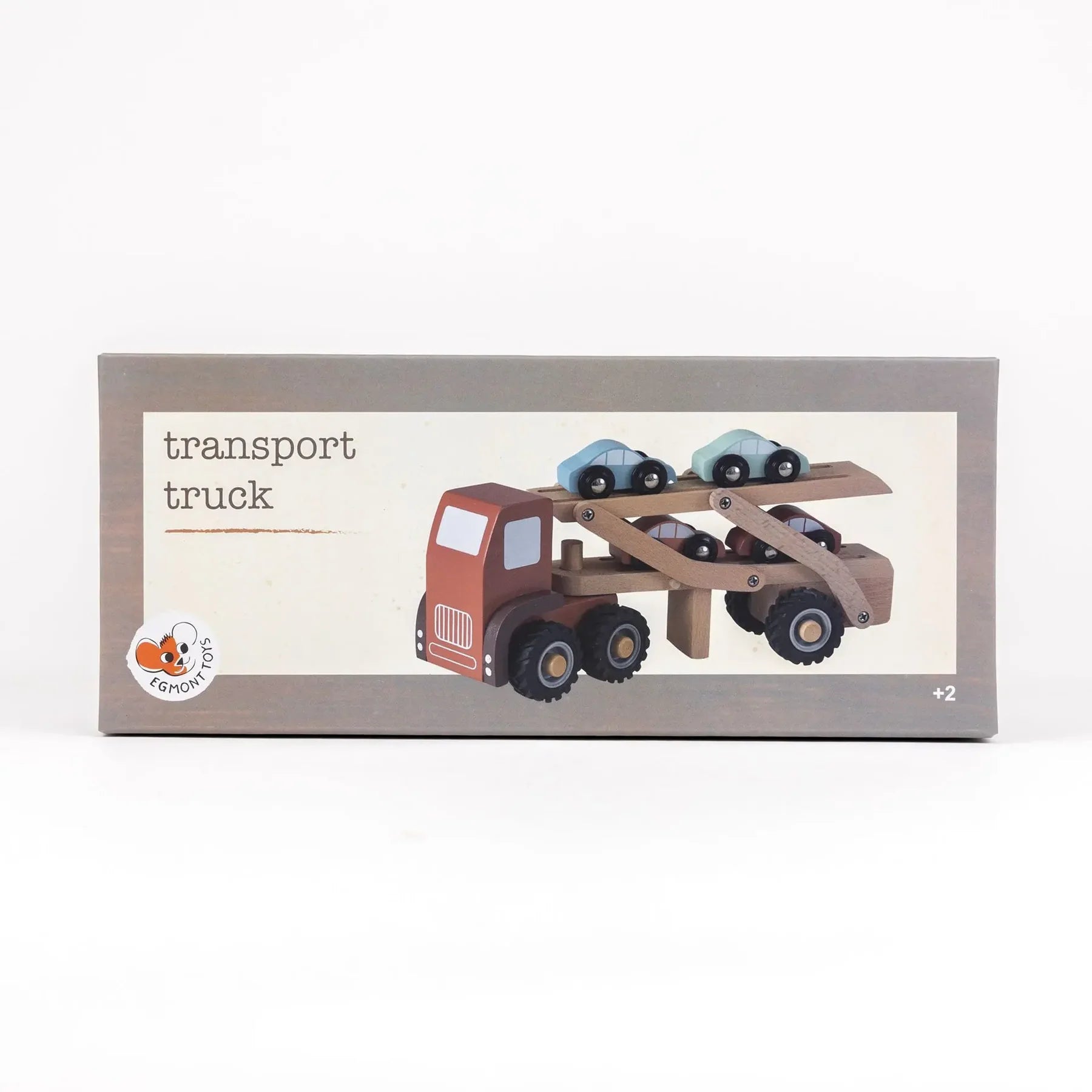 Camion per trasporto di auto in legno - Egmont Toys