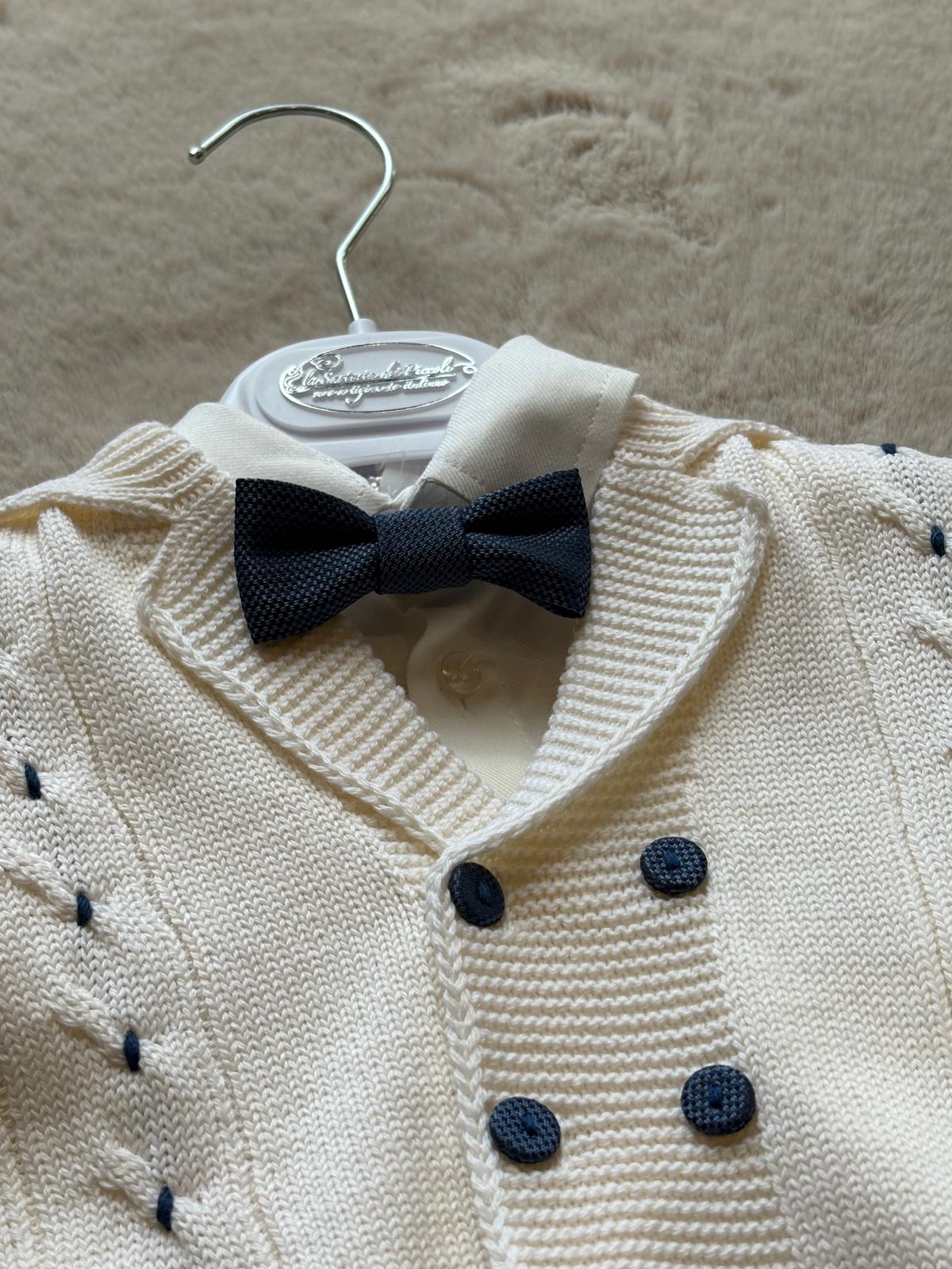 Completo Cerimonia 4Pz col blu - La Sartoria dei Piccoli