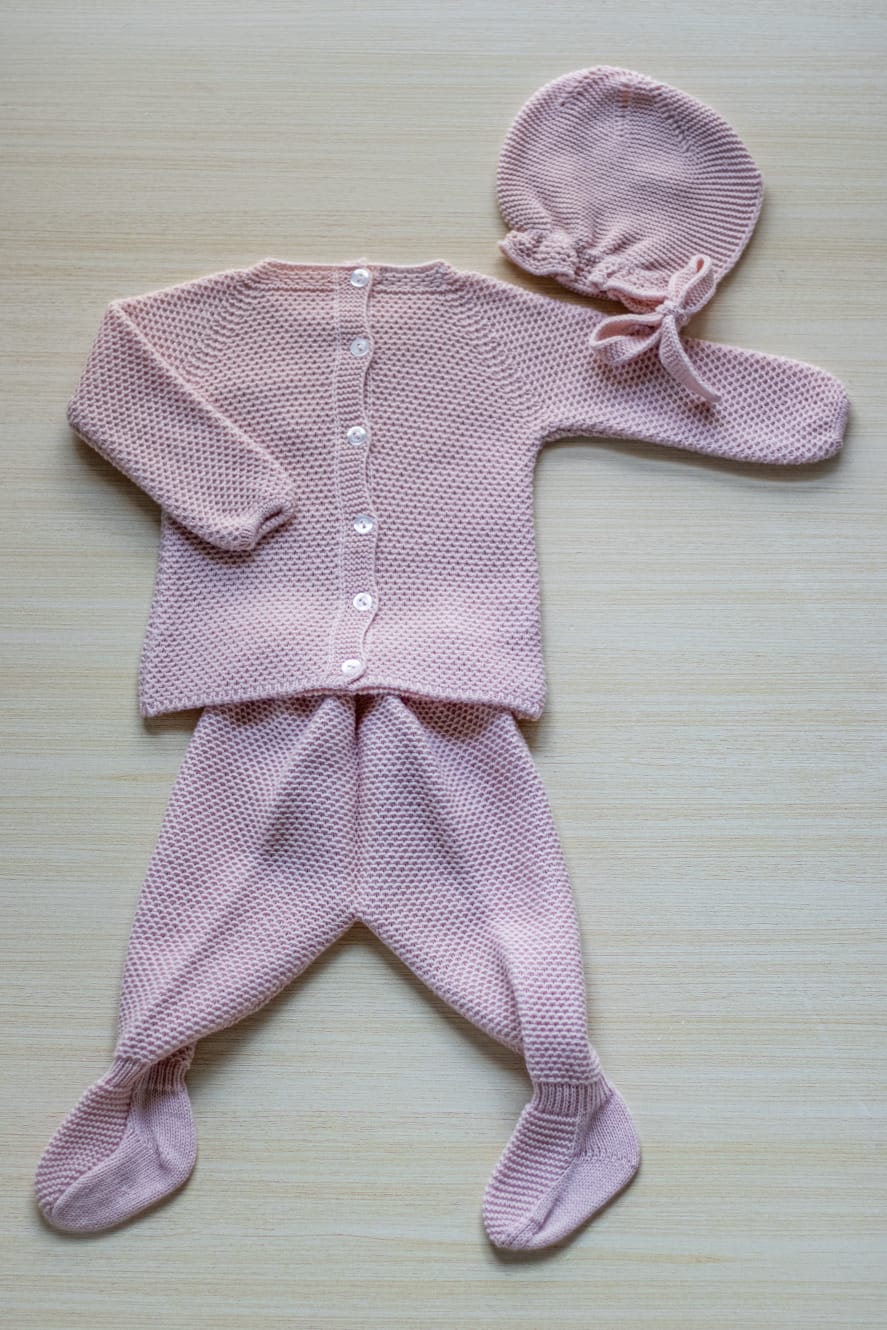 Completino 3 pezzi rosa - Juliana