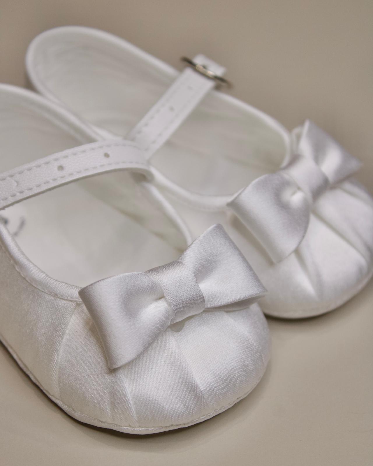 Scarpette Bianche con Fiocchetto - Minù