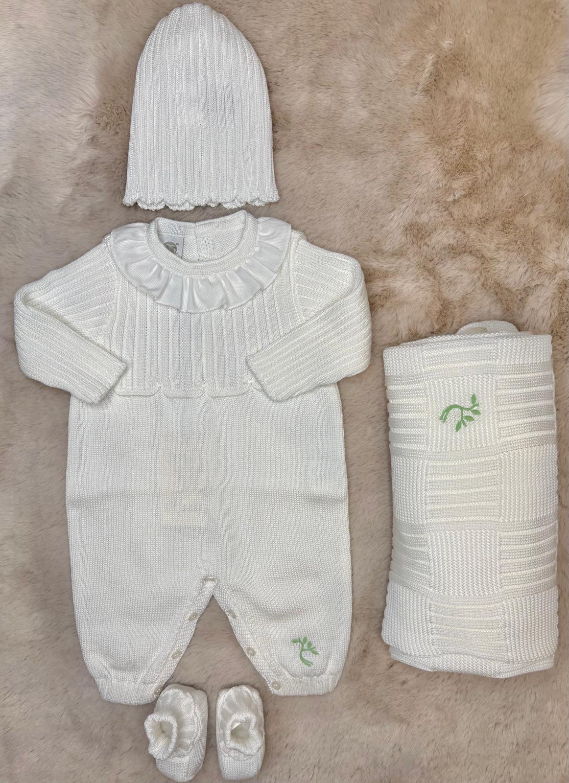 Set 4Pz Collezione "Radici" in bianco - Marlù