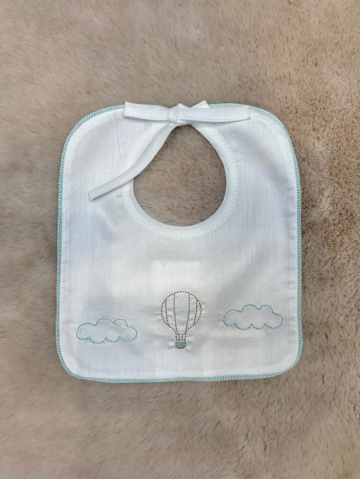 Bavetta tema "Mongolfiera" Verde Salvia - Marlù