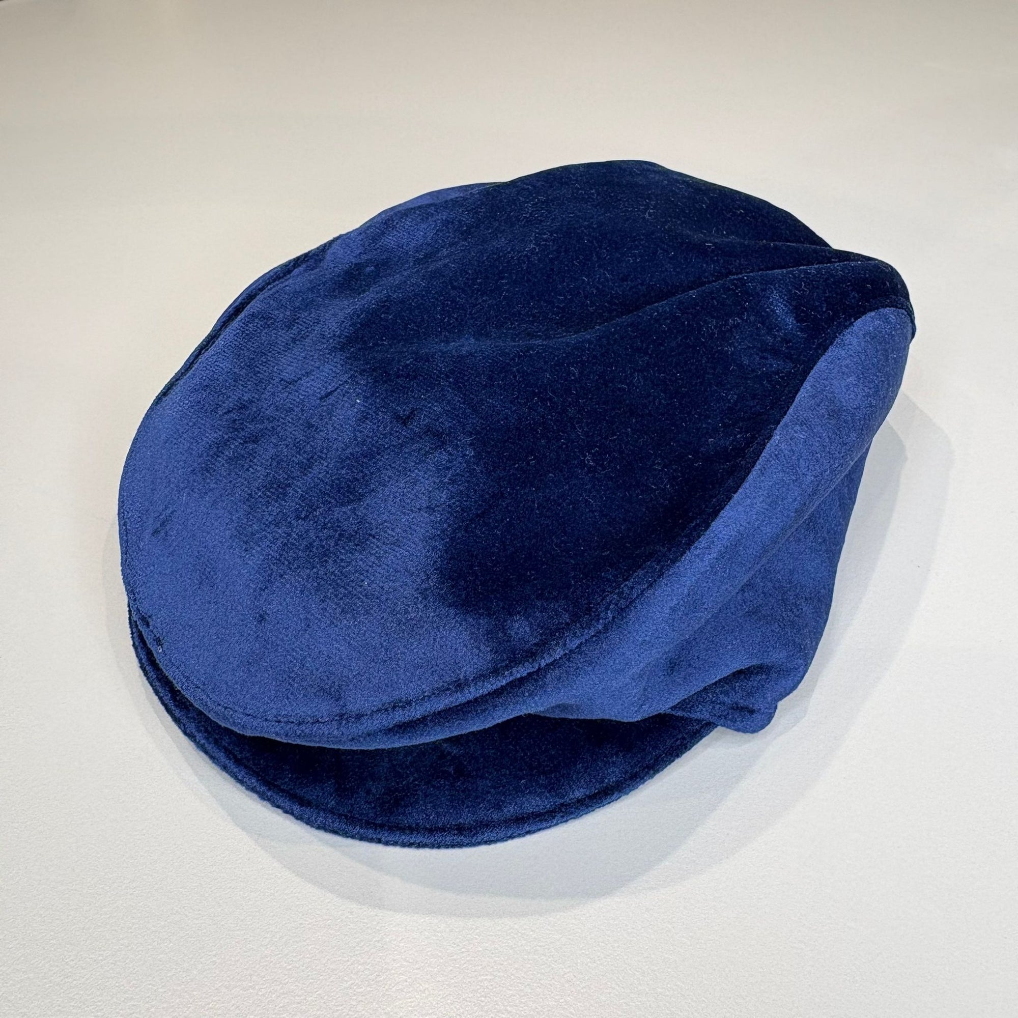 Cappellino da Cerimonia Blu Velluto Bimbo - Marlù