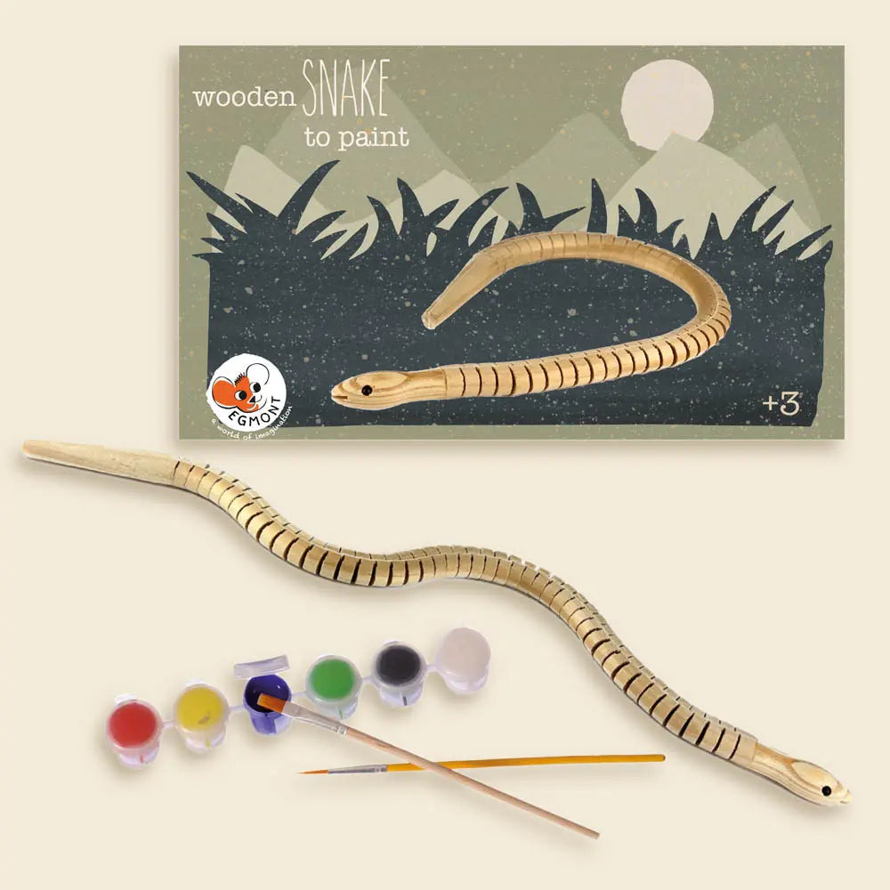 Serpente in legno da dipingere - Egmont Toys