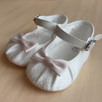 Ballerine Cerimonia con Fiocchetto Rosa Pastello - Minù