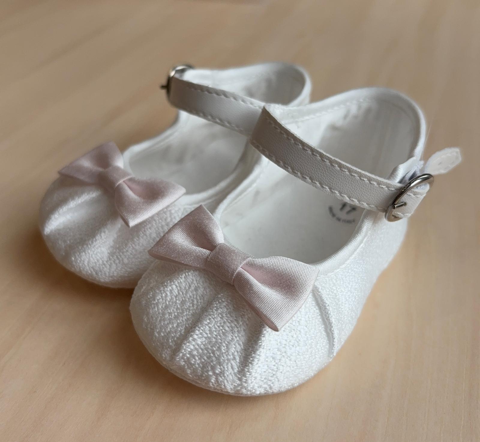 Ballerine Cerimonia con Fiocchetto Rosa Pastello - Minù