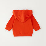 Felpa con zip 100% cotone - iDO