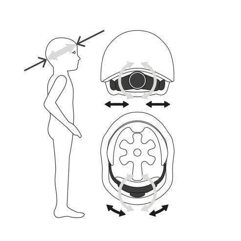 Helmet forest - Casco verde foresta tg. XXS-S - Scoot & Ride