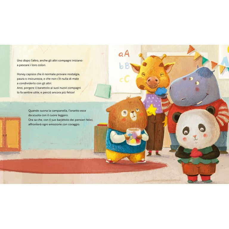 Libro "Il barattolo dei pensieri felici" - Sassi