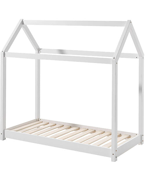Letto Cabane - 70 x 140 cm - Legno di Pino Massiccio - con Doghe Incluse