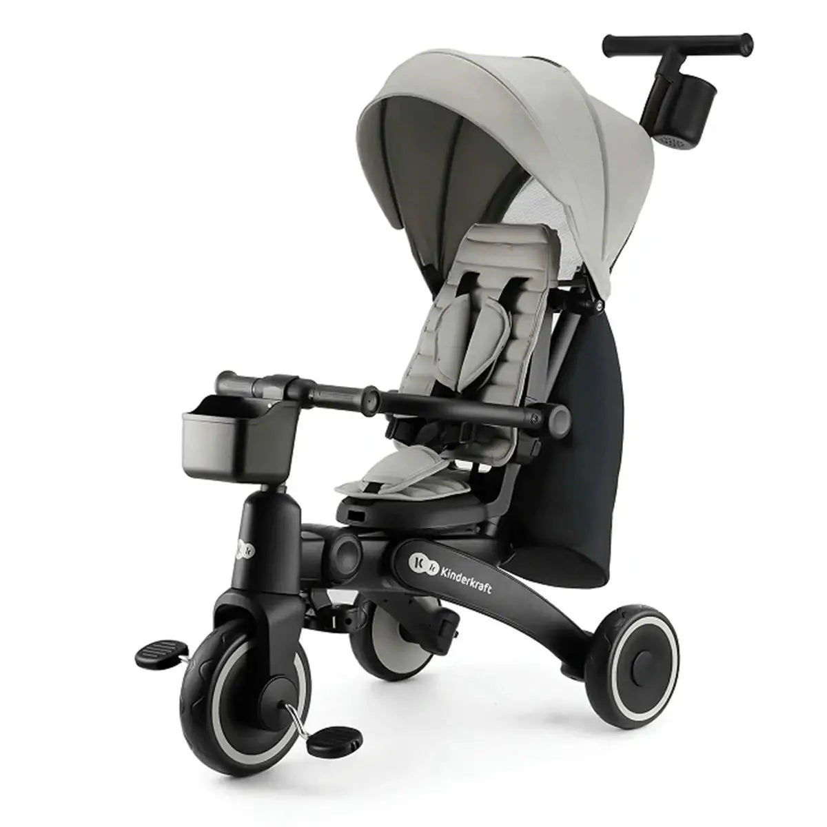 Triciclo Pieghevole JAZZ 2 Rocket Grey - Kinderkraft