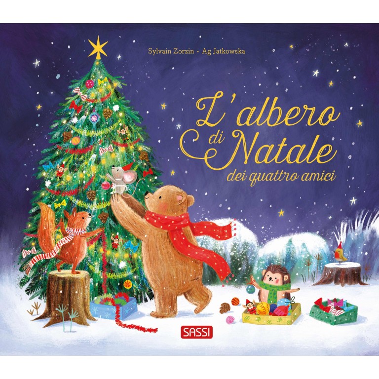 Libro "L'albero di Natale dei quattro amici" - Sassi
