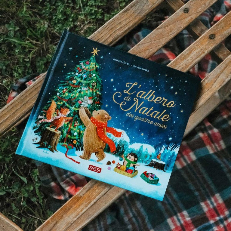 Libro "L'albero di Natale dei quattro amici" - Sassi