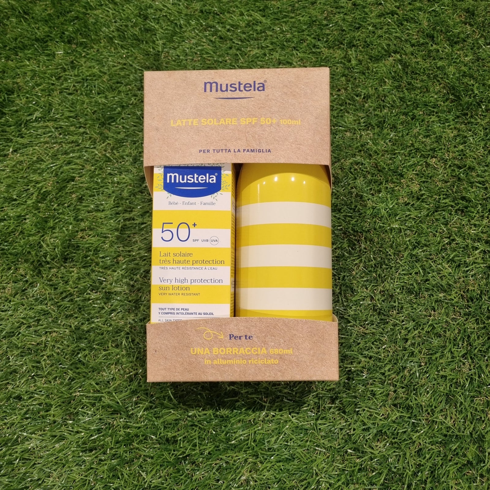 Latte solare 100 ml + Borraccia - Mustela