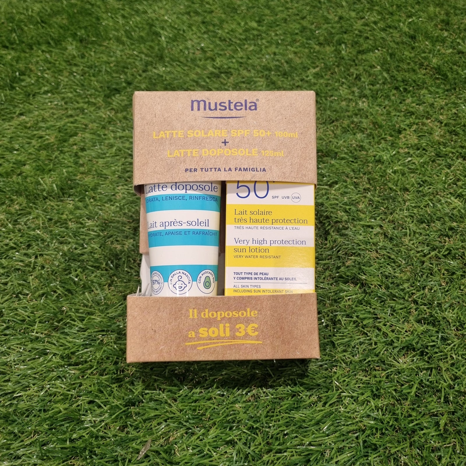 Latte solare 100 ml + Latte doposole 125ml - Mustela