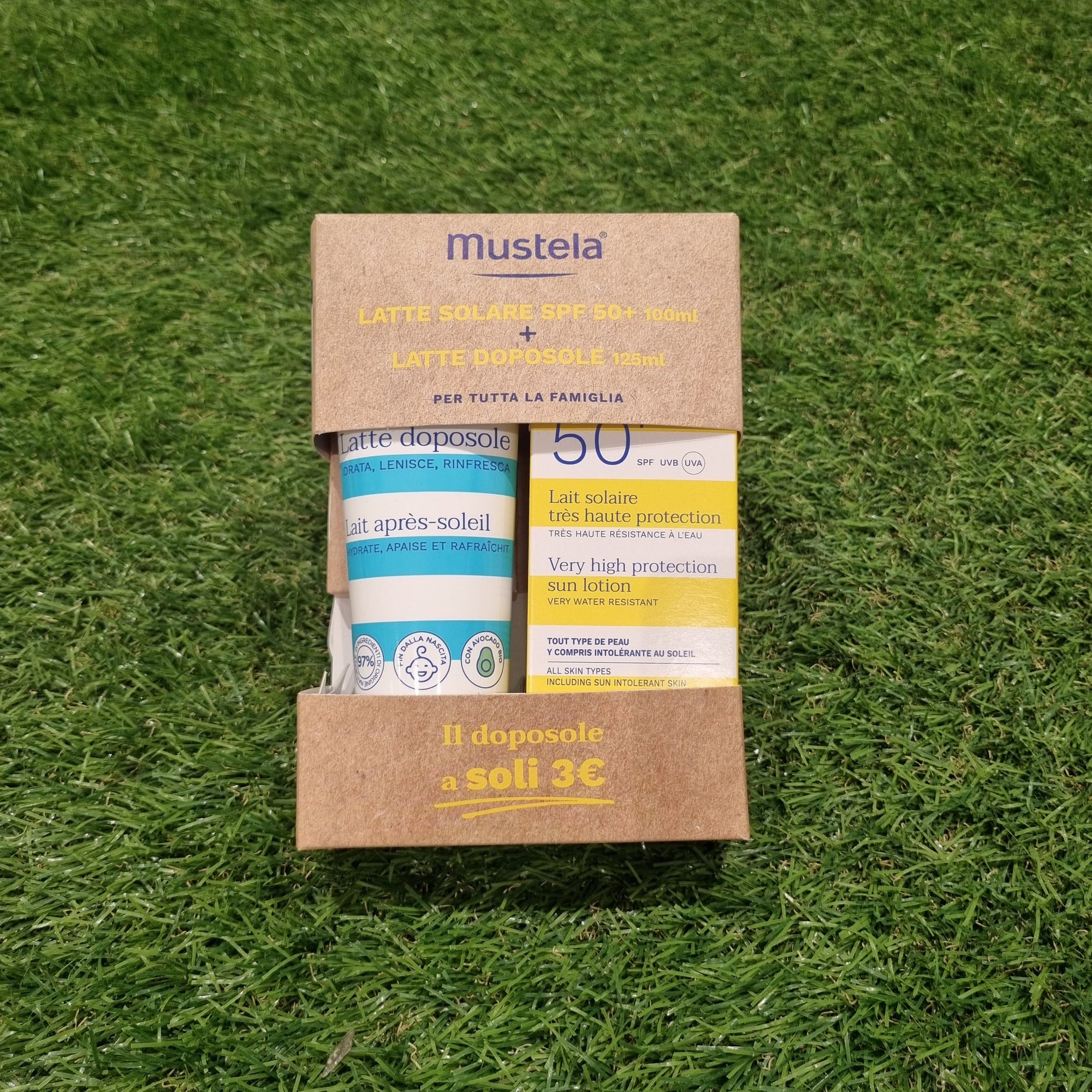 Latte solare 100 ml + Latte doposole 125ml - Mustela