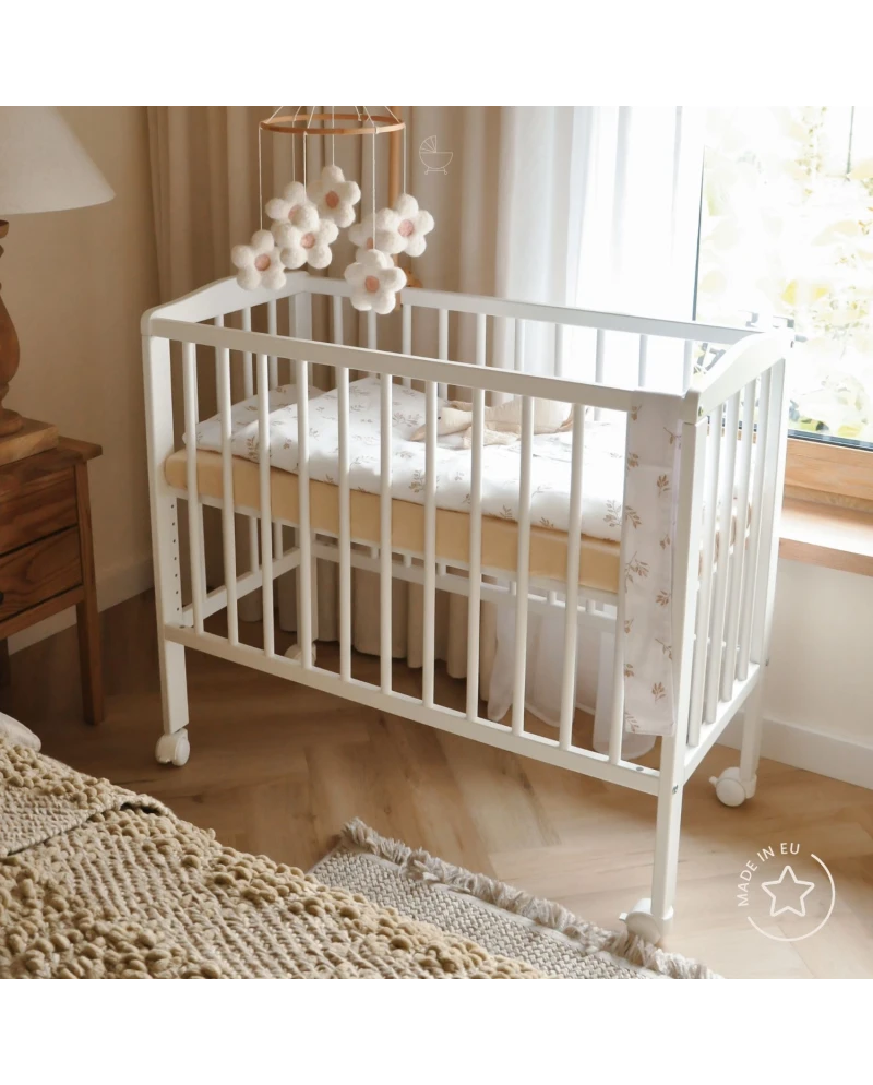 Lettino 2in1 con materasso - Bianco - Waldin