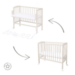 Lettino 2in1 con materasso - Cashmere - Waldin