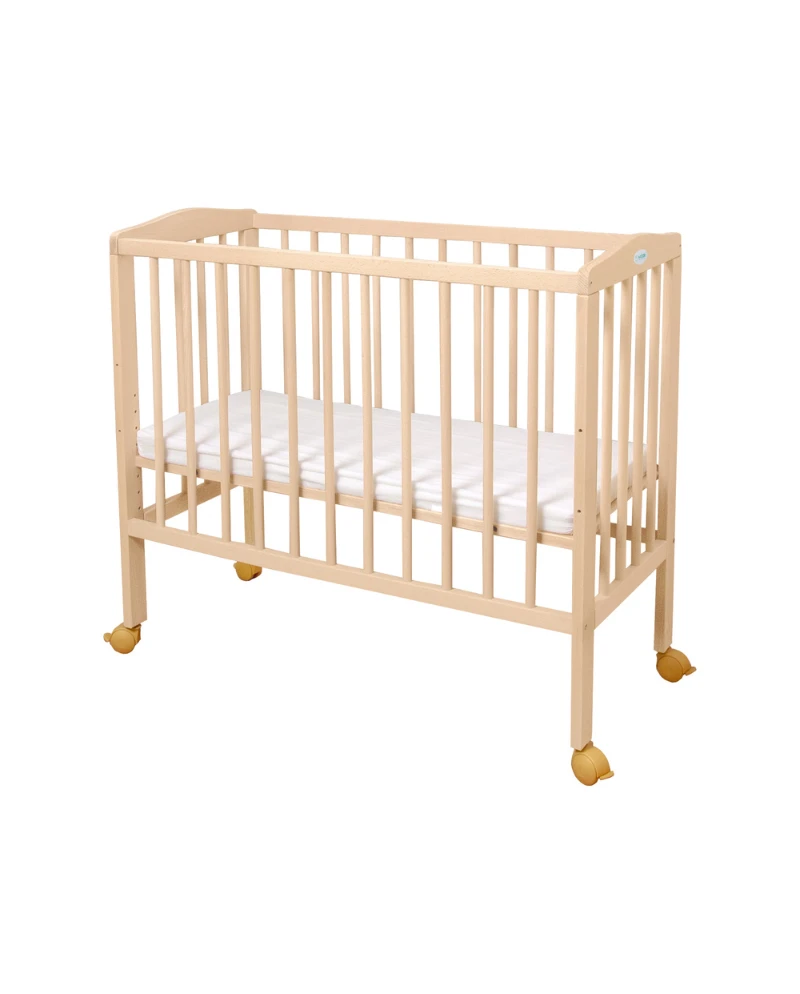 Lettino 2in1 con materasso - Naturale - Waldin