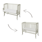 Lettino 2in1 con materasso - Oliva - Waldin