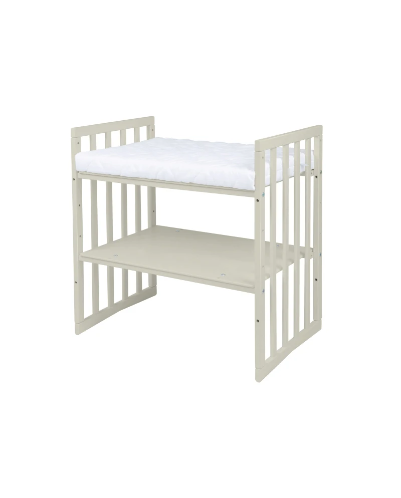 Lettino Ovale 7in1 con Materasso - Oliva - Waldin
