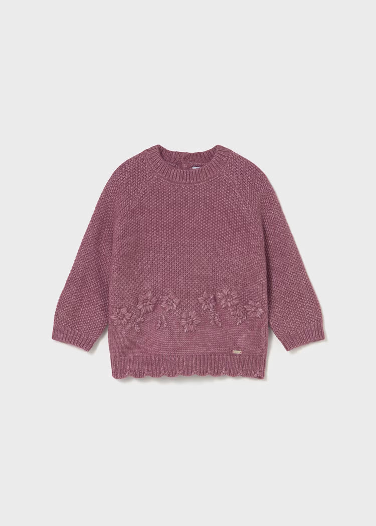 Maglione fiori ricami - Mayoral