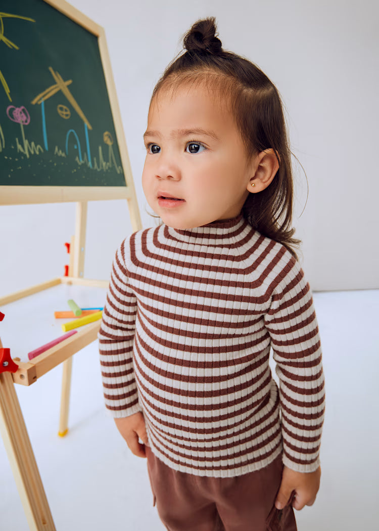 Maglione lupetto in maglia neonata - Mayoral