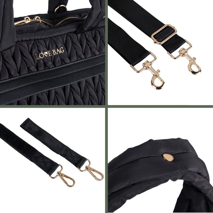 Borsa Ovale Nera - Love Bag