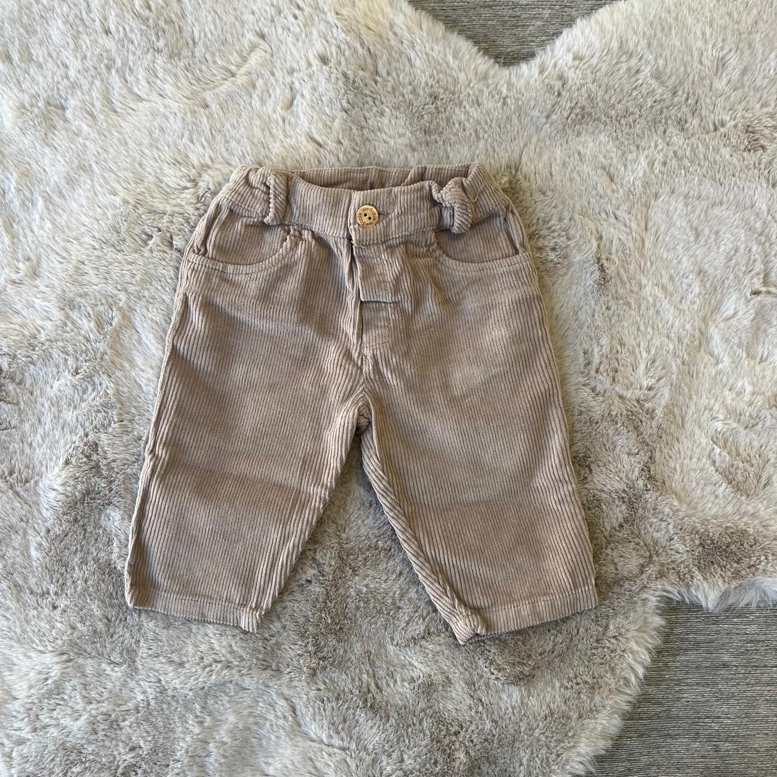 Pantalone bimbo a costine Wedoble - dalla 3 alla 12 mesi in varie colorazioni