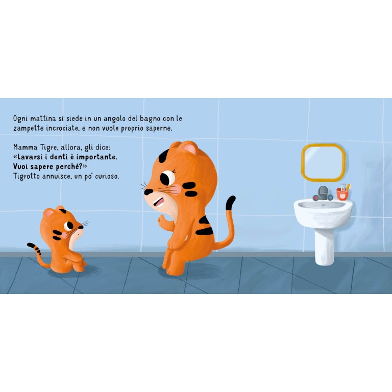 Passo dopo passo, mi lavo i denti - Sassi