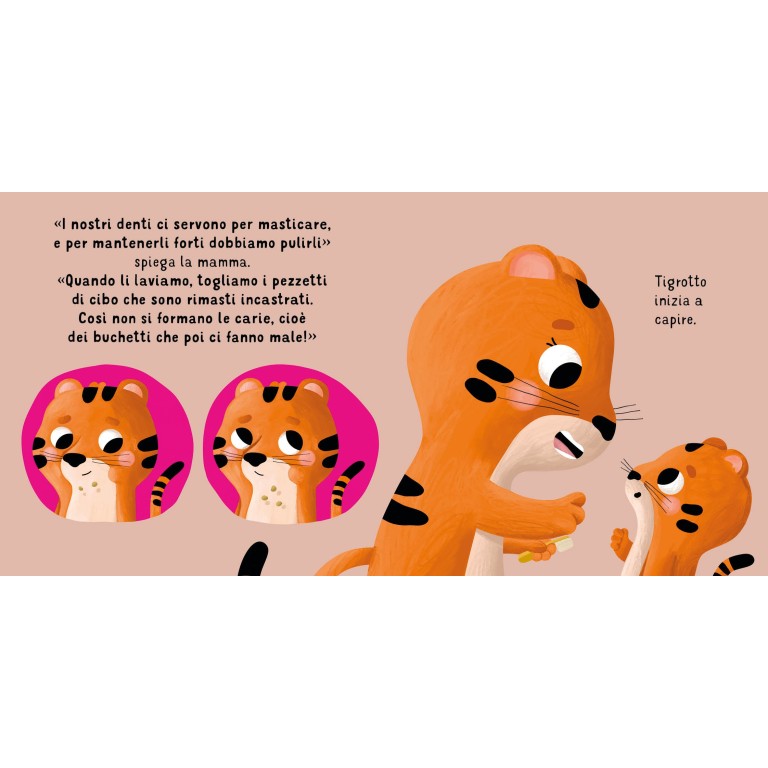 Passo dopo passo, mi lavo i denti - Sassi