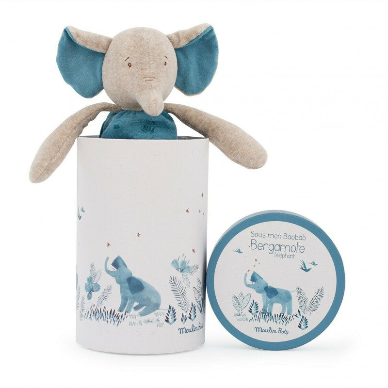 Peluche elefantino in scatola - Moulin Roty