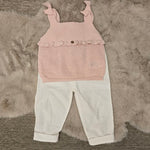 T-shirt in filo + Pantalone bianco Wedoble - dalla 12 alla 24 Mesi