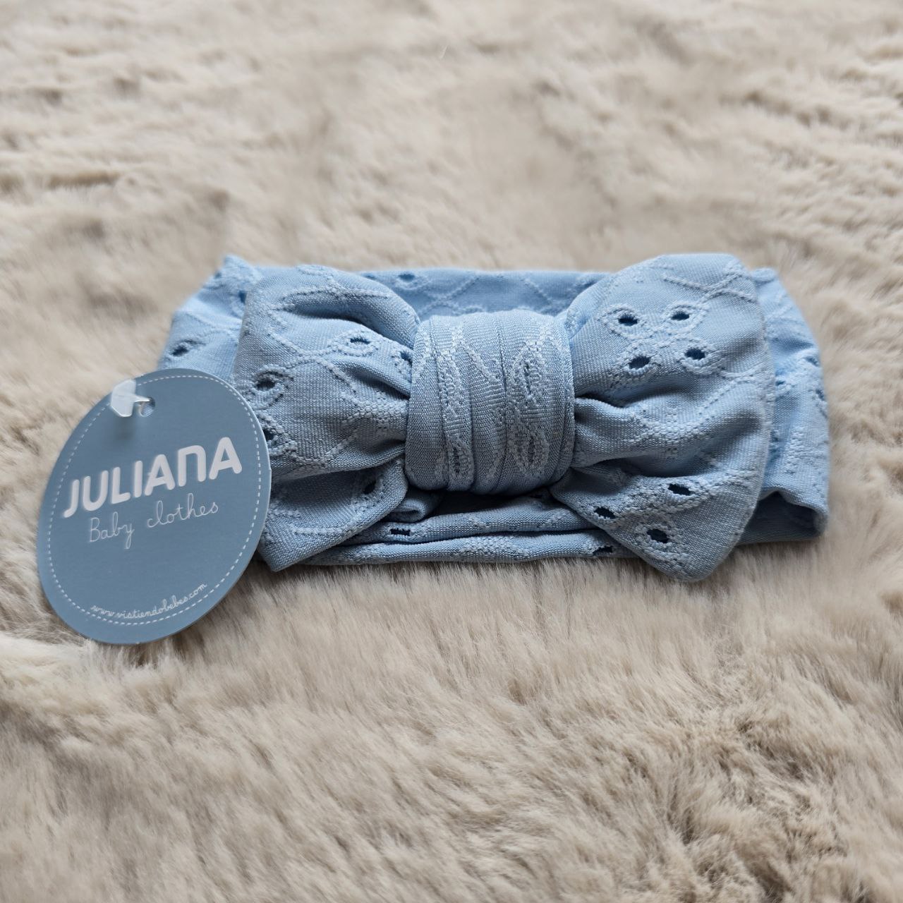 Fascia con fiocco - juliana varie colorazioni
