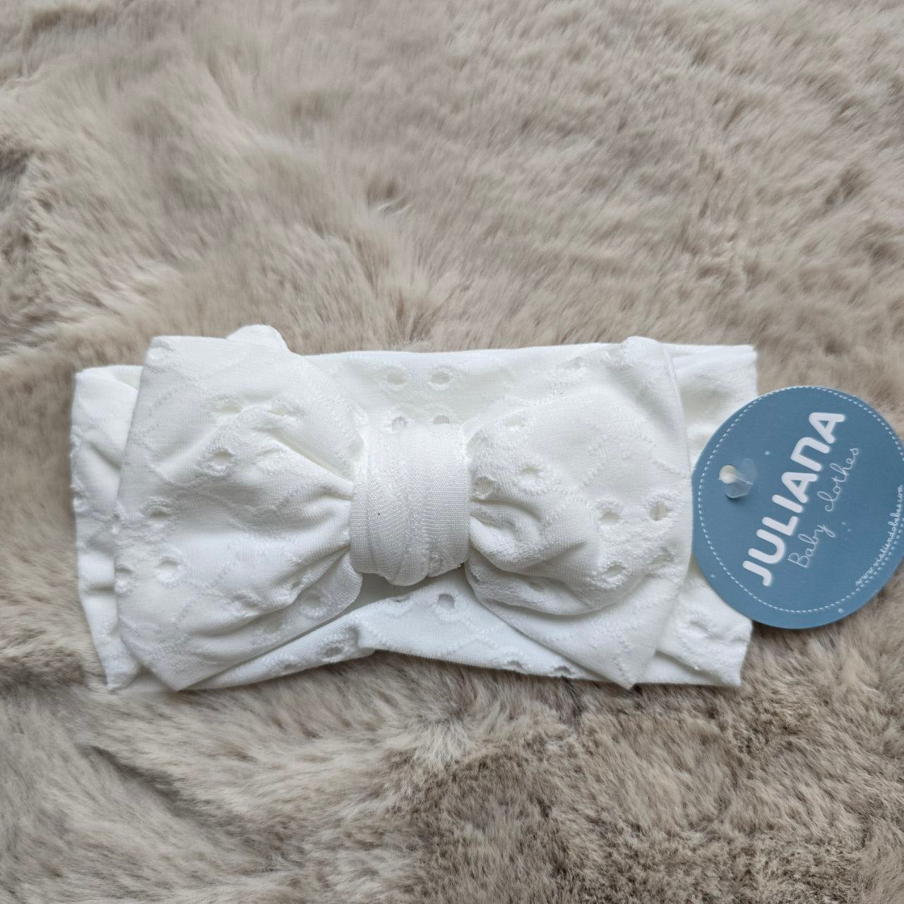 Fascia con fiocco - juliana varie colorazioni