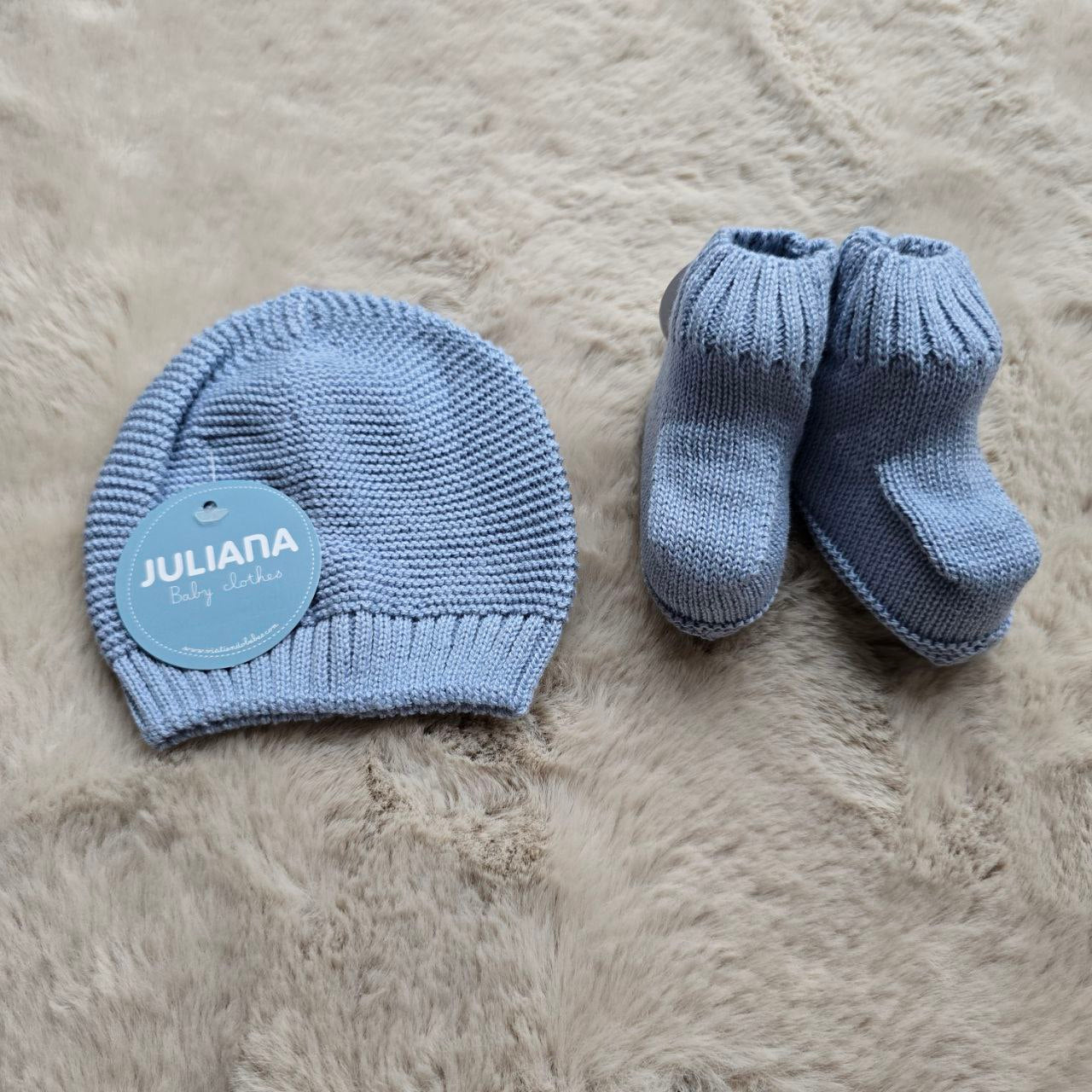 Cappellino e scarpette prima nascita - juliana