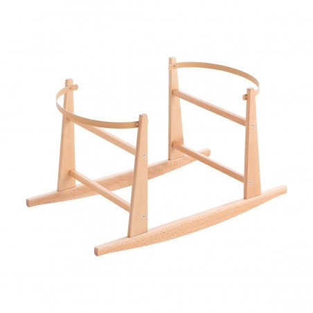 Culla vimini magia beige + base in legno natural - cambrass