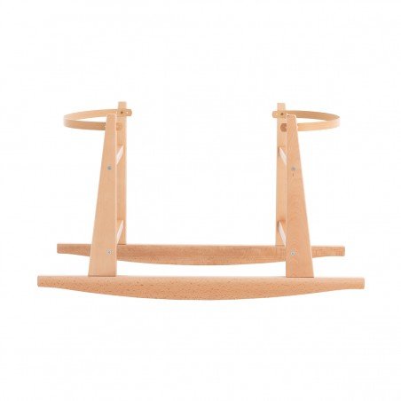 Culla vimini magia beige + base in legno natural - cambrass
